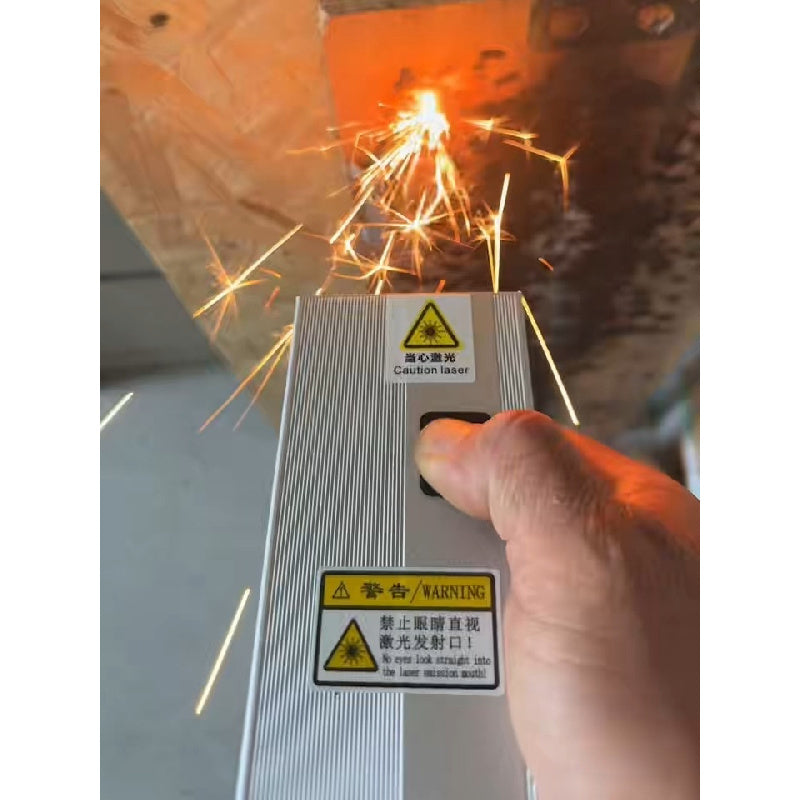 Pump source handheld laser transmitter