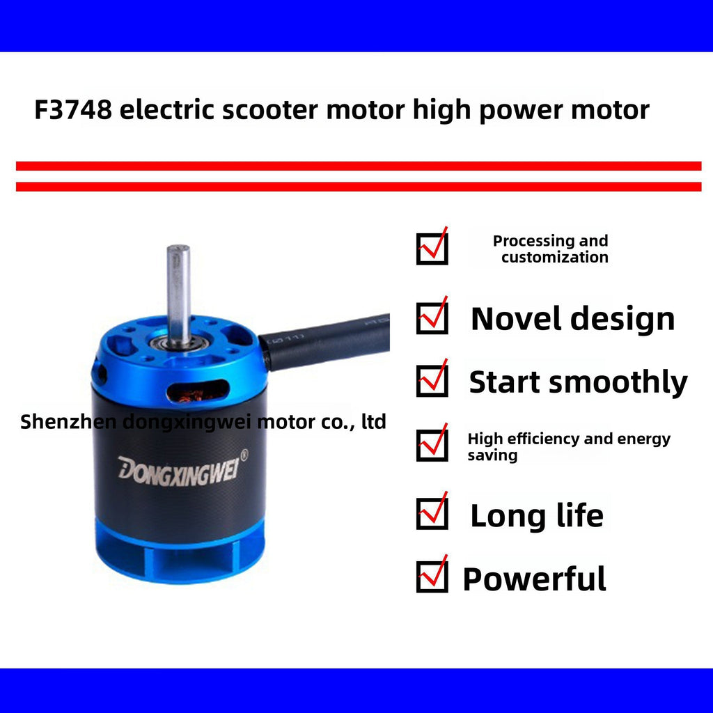 500#Helicopter Model Brushless Motor H3748-1700KV Motor、Small Electric Scooter Motor